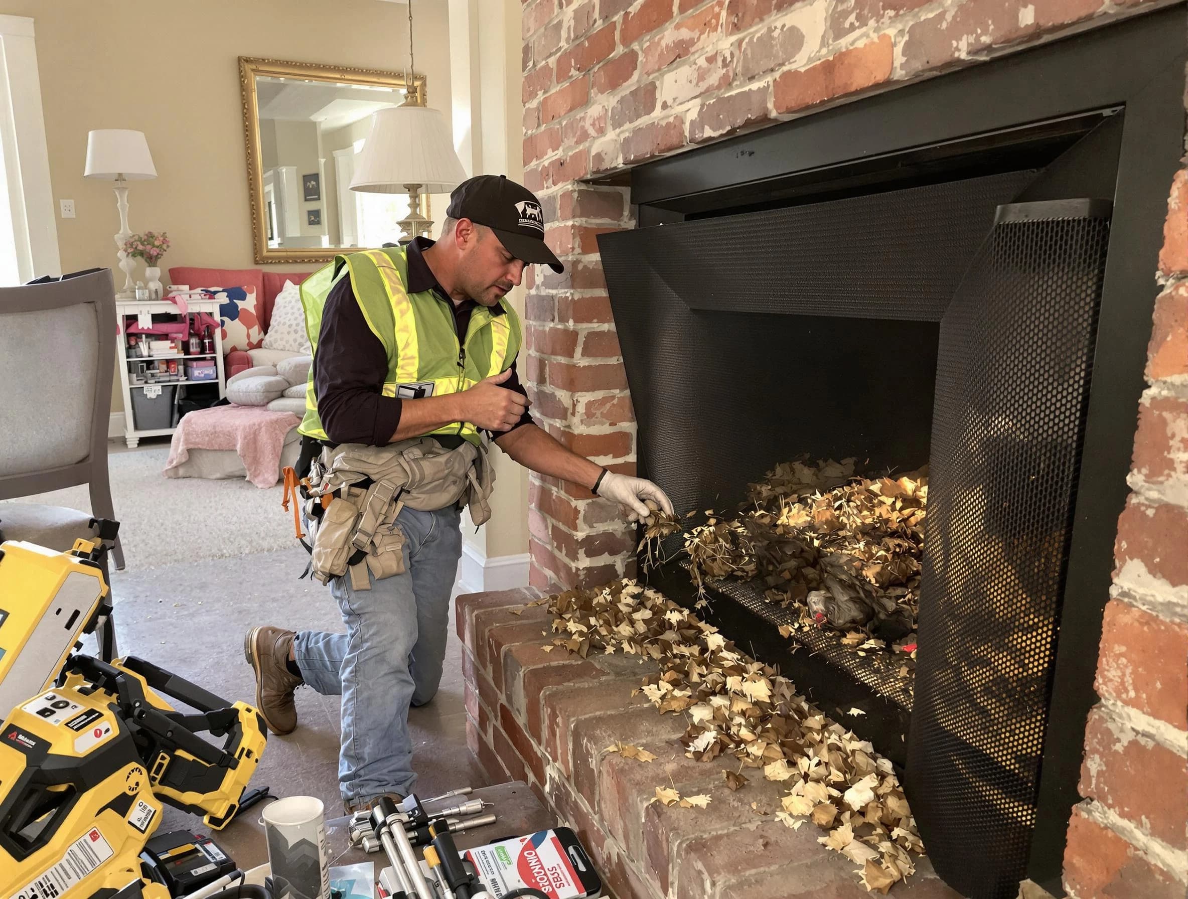 Safe screening installation by Fairfield Plantation Chimney Sweep in Fairfield Plantation, GA