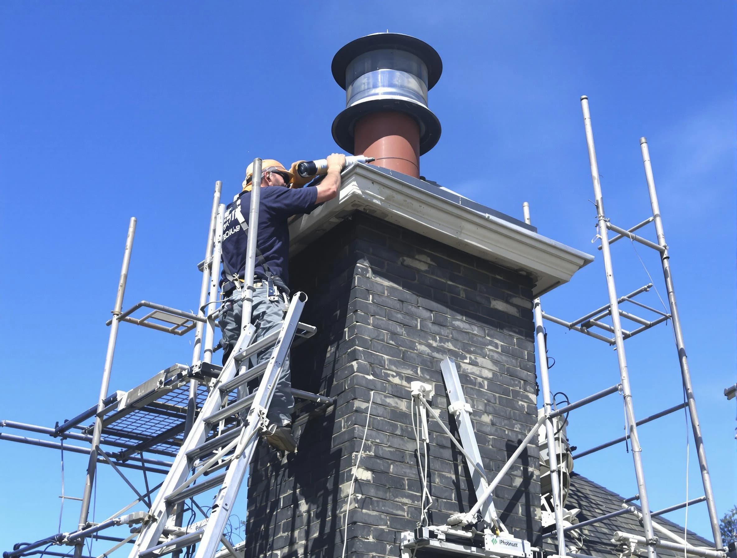 Sturdy chimney crown finished by Fairfield Plantation Chimney Sweep in Fairfield Plantation, GA