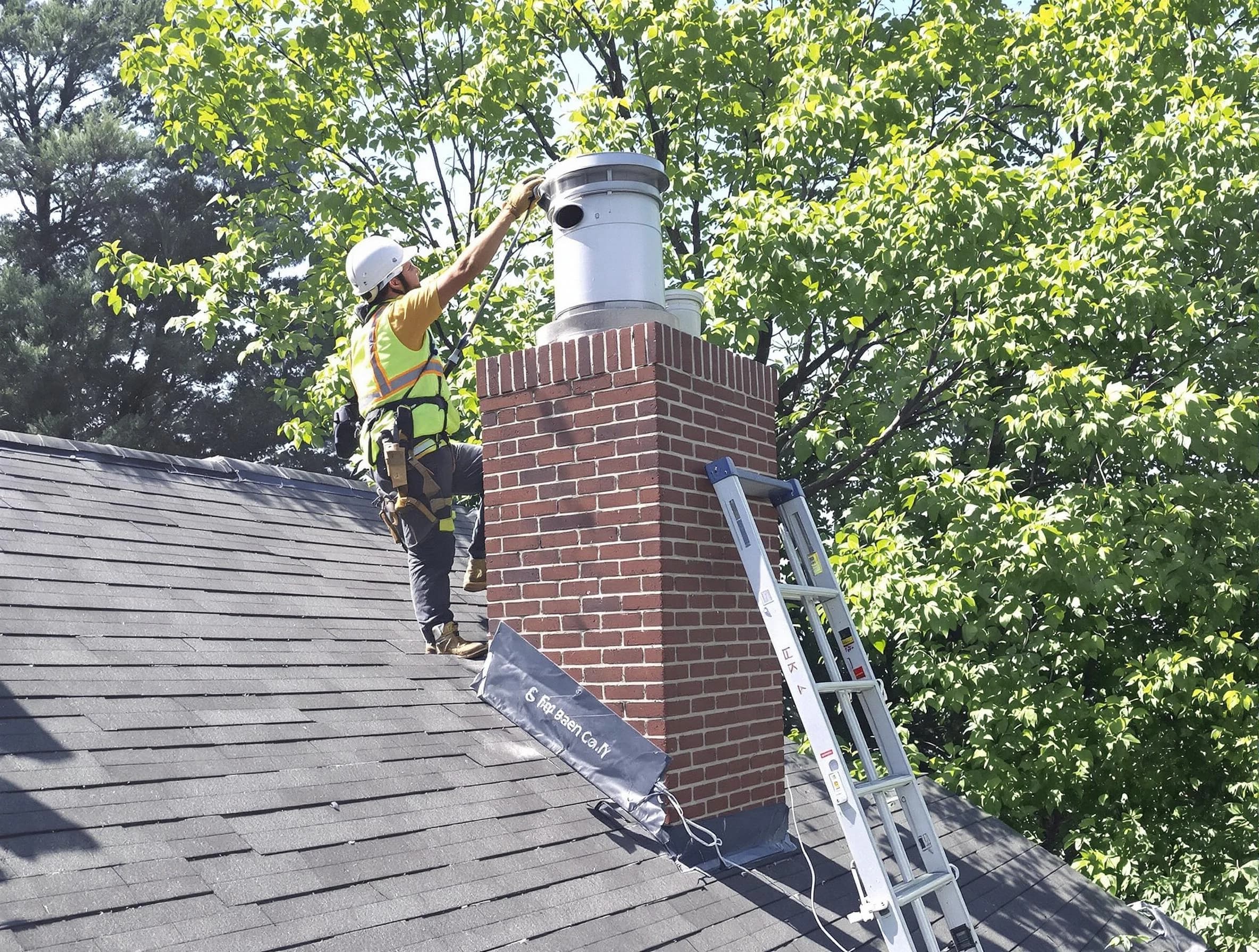 Chimney liner inspection by Fairfield Plantation Chimney Sweep in Fairfield Plantation, GA