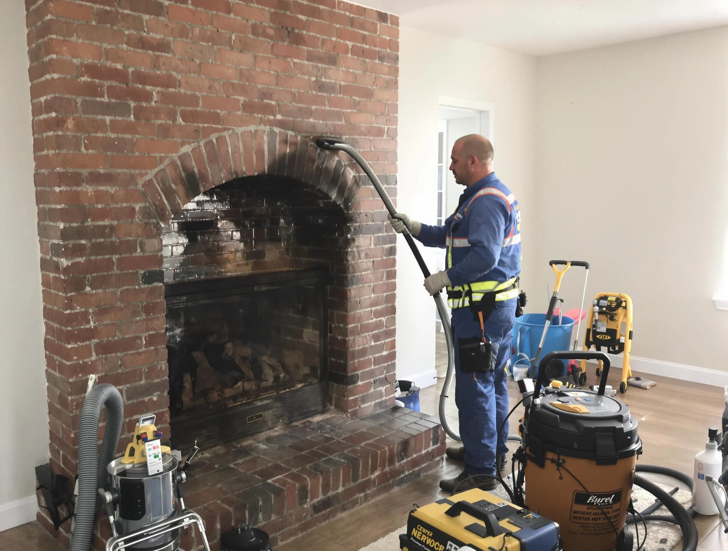 Fairfield Plantation Chimney Sweep expert performing detailed chimney sweep in Fairfield Plantation, GA
