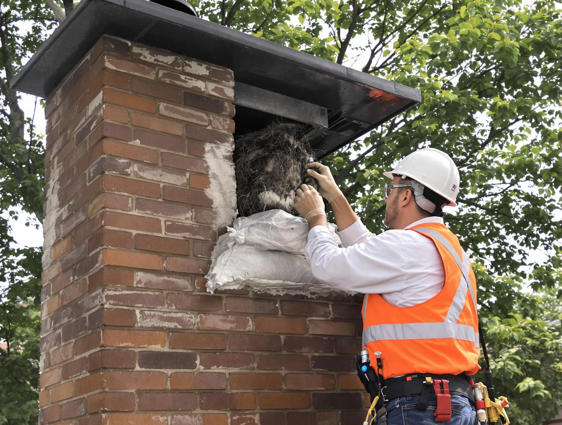 Humane removal of debris and animals by Fairfield Plantation Chimney Sweep in Fairfield Plantation, GA
