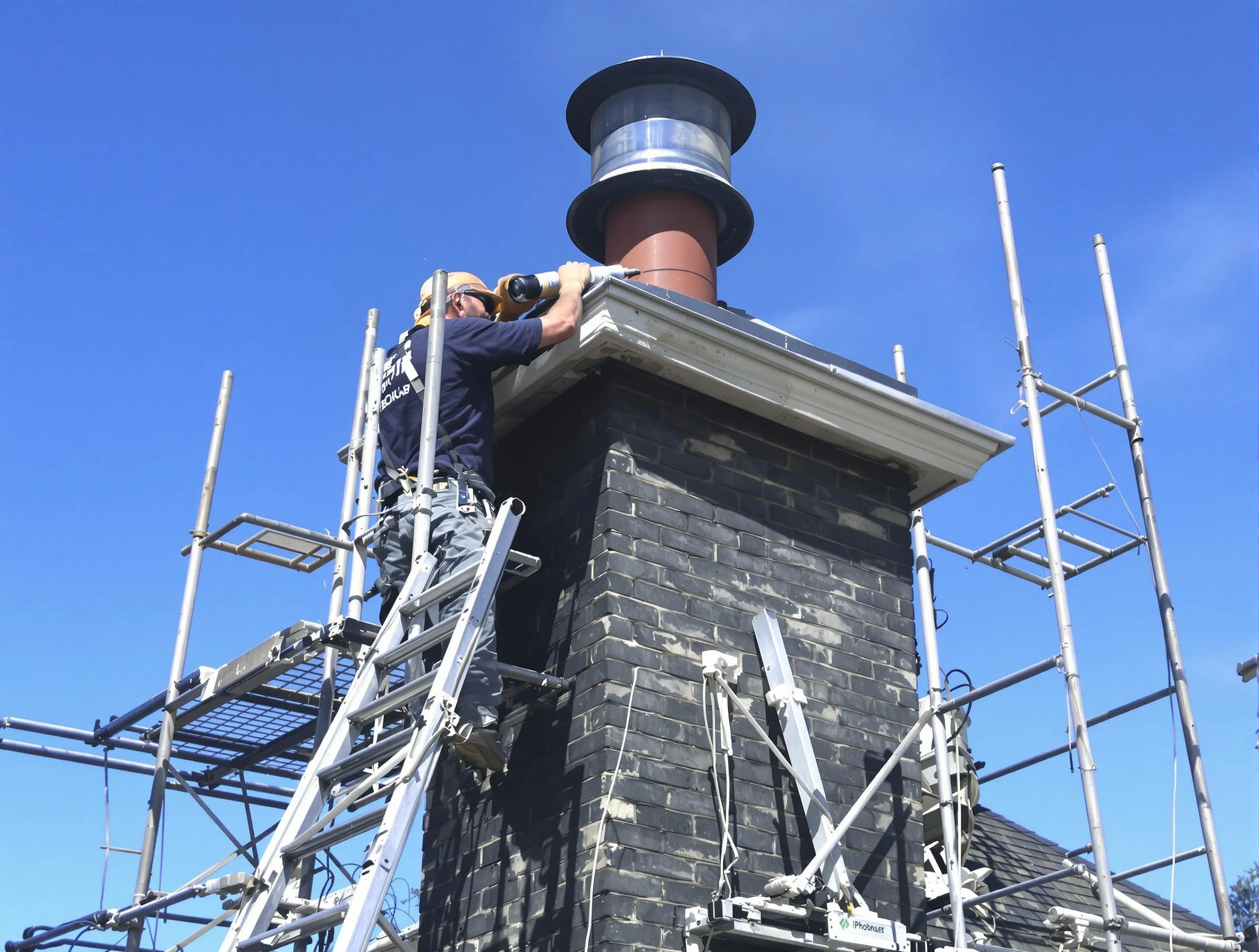 Sturdy chimney crown finished by Fairfield Plantation Chimney Sweep in Fairfield Plantation, GA