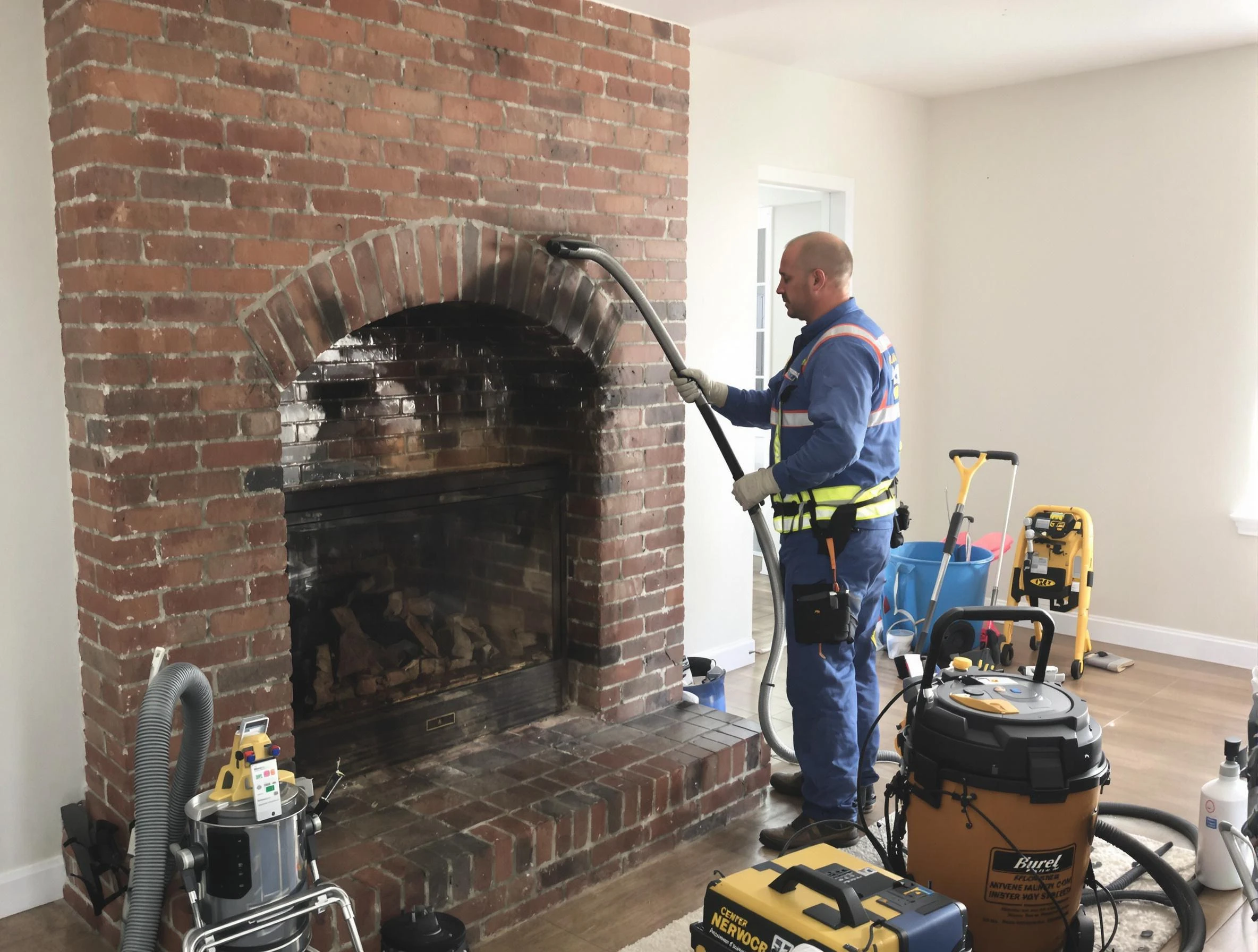 Fairfield Plantation Chimney Sweep expert performing detailed chimney sweep in Fairfield Plantation, GA