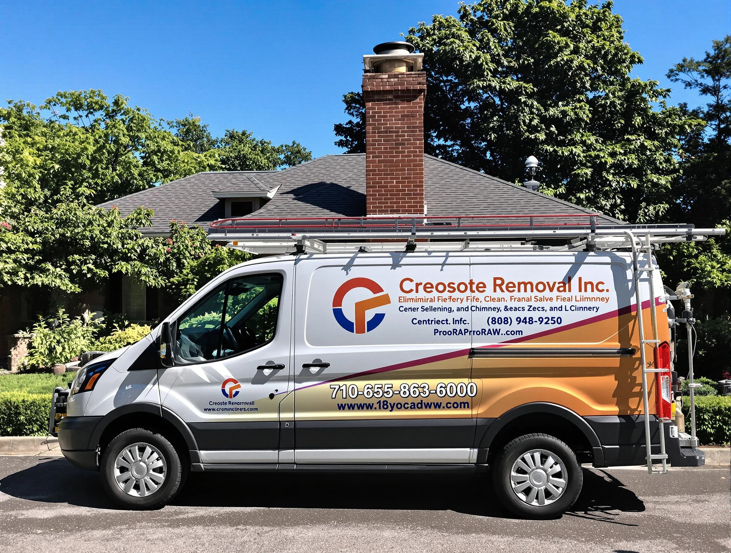 Fairfield Plantation Chimney Sweep technician removing creosote safely in Fairfield Plantation, GA